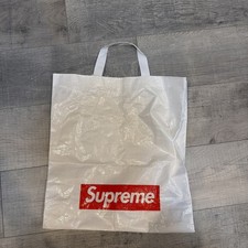 Supreme Tote Bag Reusable White Red Box Logo Brand New
