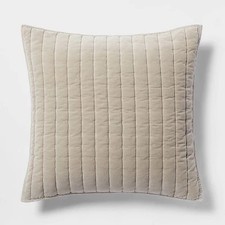 Channel Stitch Velvet Quilt Sham - Threshold