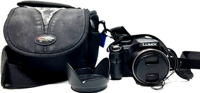 Panasonic Lumix DMC FZ47 12.1MP 24x Zoom Full HD used no battery with camera bag