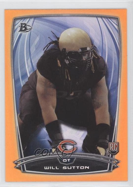2014 Bowman Rookies Orange Foil 139/299 Will Sutton #84 RC 1b8