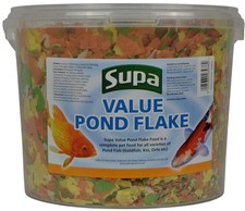 Supa Value Pond Flake Fish Food, 3 Litre Bucket | Premium Quality Goldfish, uk