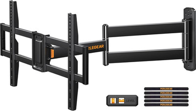 Corner TV Wall Mount Long Arm TV Mount Bracket for 32-75 Inch Tvs-Full Motion...
