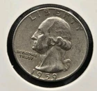1959-D 90% Silver Washington Quarter US Mint Denver