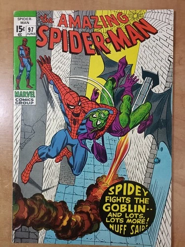 Amazing Spider-Man #97 FN/VFN (7.0) MARVEL ( Vol 1 1971) Drugs storyline