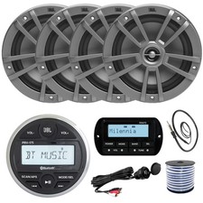 JBL PRV175 Receiver, 4X 6.5" Speaker, AUX/USB Mount, Remote, Antenna, Wire