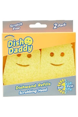 Scrub Daddy Geschirrstab Scheuerbürste Ersatzköpfe, Seifenspenderbürsten