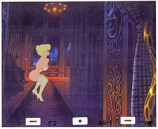 COOL WORLD ANIMATION ART: ORIGINAL BAKSHI PRODUCTION CEL + Free Autograph