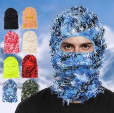 Distressed Balaclava Ski Masks for Men/Women Winter Neck Warmer Full Face Mask 