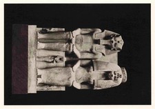 Egypt Egyptian Museum 18th Dynasty Limestone group of King Amenhotep II