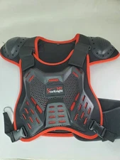 StarknightMT youth chest protector  motocross Red Black Medium Youth
