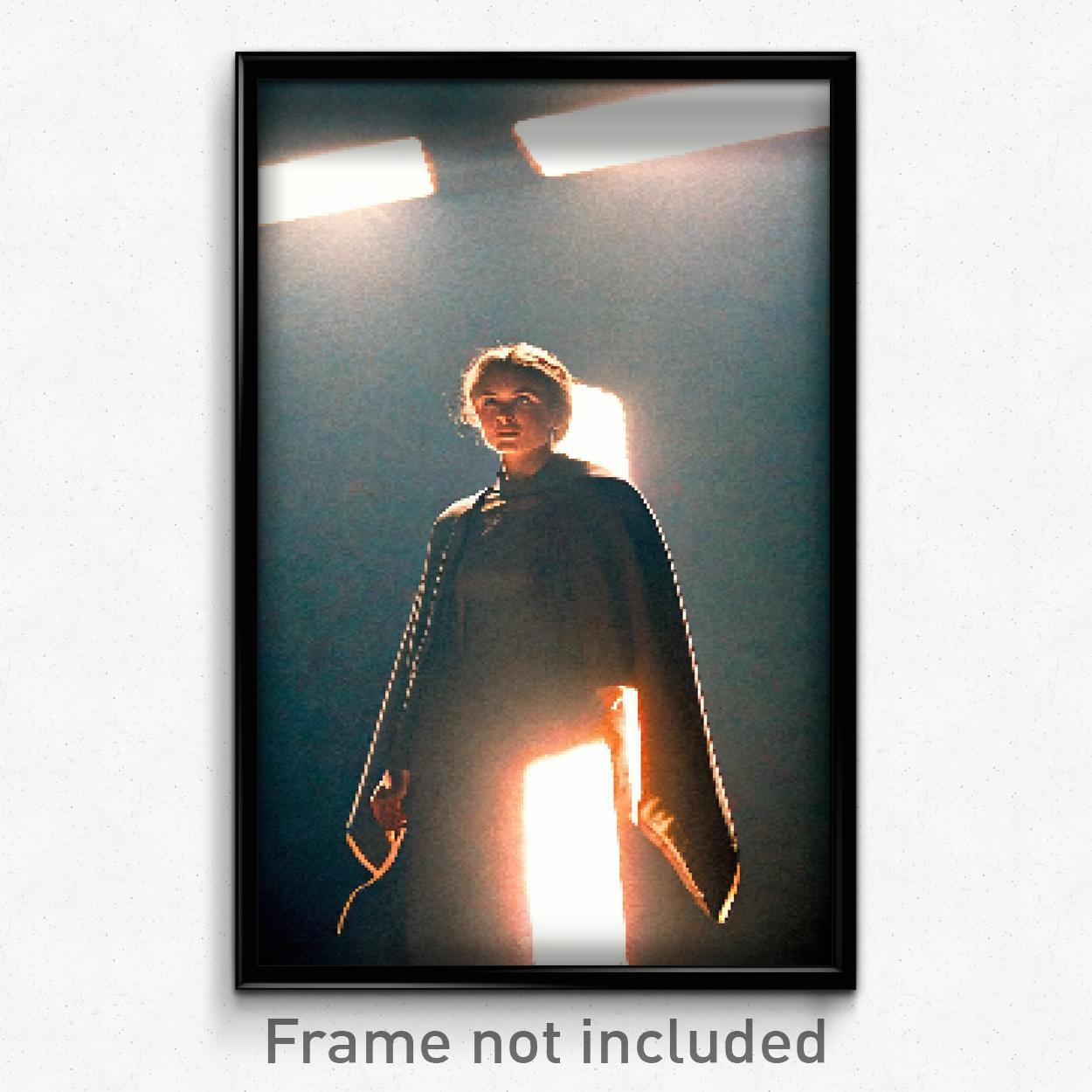 8-Bit Psychedelic Pixel Art Poster - Trippy Video Game Print Striking Respite