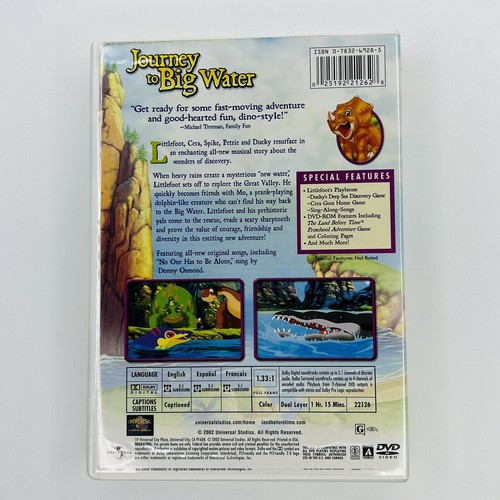 The Land Before Time IX: Journey to Big Water (DVD, 2002) - Picture 2 of 4