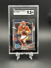 CJ Stroud Rookie Card #93 2023 Donruss Clearly Texans SGC 9.5 MT+