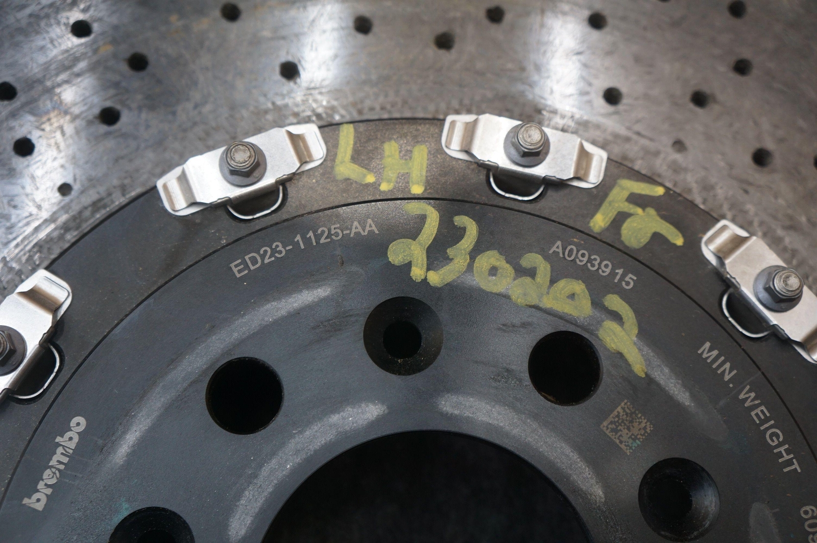 Front Carbon Ceramic Brake Rotor ED231125CA Aston Martin V12 Vantage DBS G2U