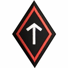 TIWAZ Aufnäher Rune gestickt MC Kutte mehrfa...