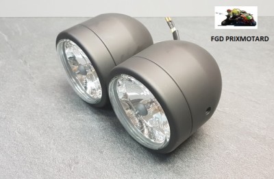 OPTIK SCHEINWERFER MOTORRAD DOPPELSEITIG SPEED TRIPLE SCHWARZ YAMAHA