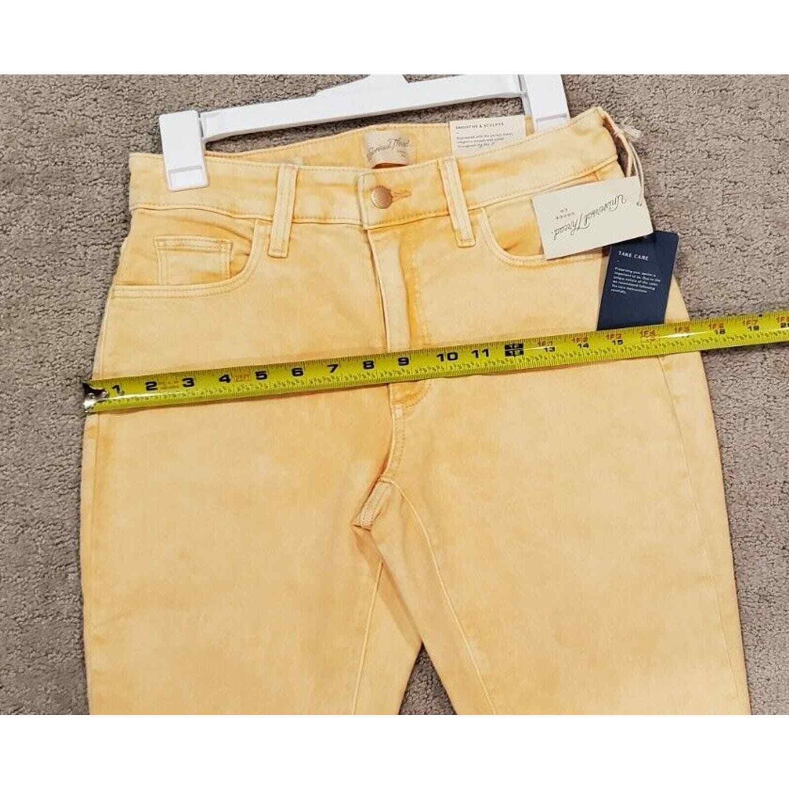 NWT Universal Thread Mottled Orange High Rise Ski… - image 5