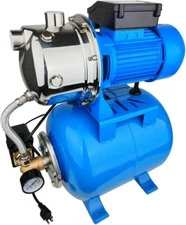 1.6Hp SS Shallow Well Pump With Pressure Tank 110V/60Hz Automatic Booster Pump