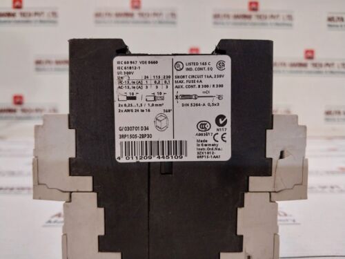 SIEMENS 3RP1505-2BP30 Zeitrelaismodul 24V AC/DC 300V - Bild 7 von 7