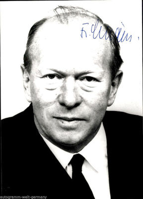 Prof. Dr. Friedrich Schäfer TOP Photo 90s Original Signed +8440