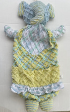 Vintage Chenanimals Chenille Baby Diaper Cady Organizer Baby Elephant