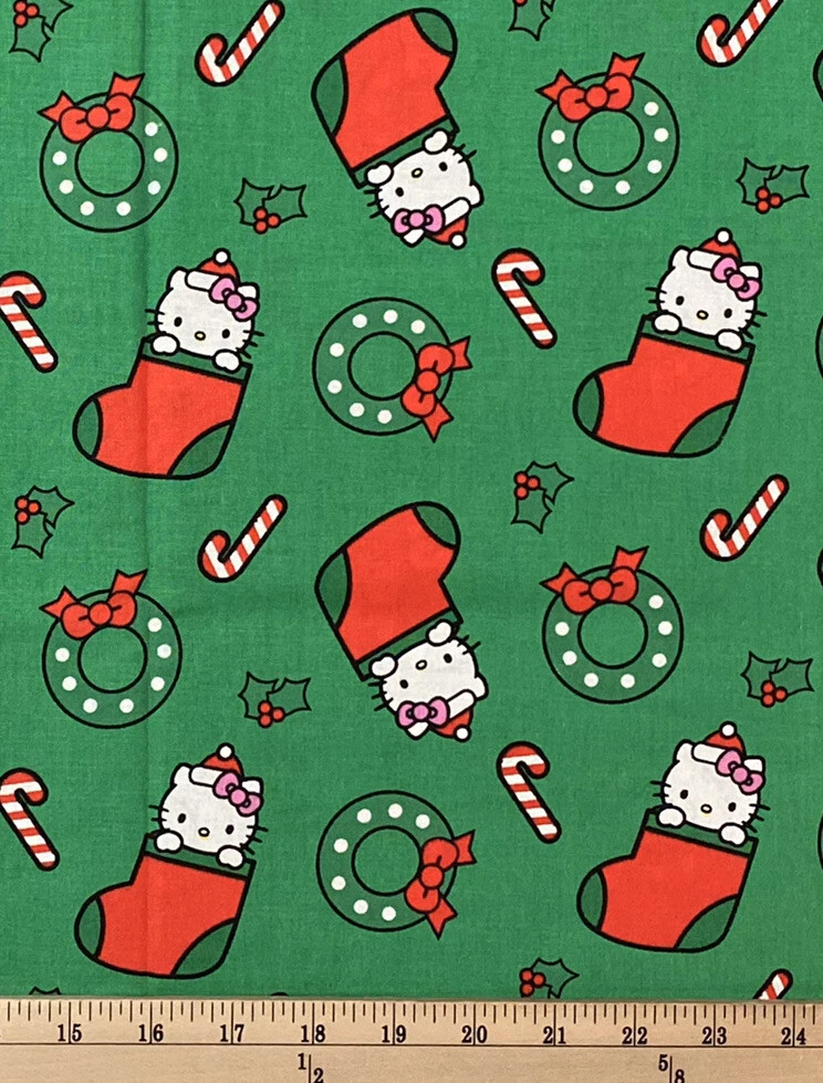 Hello kitty christmas background