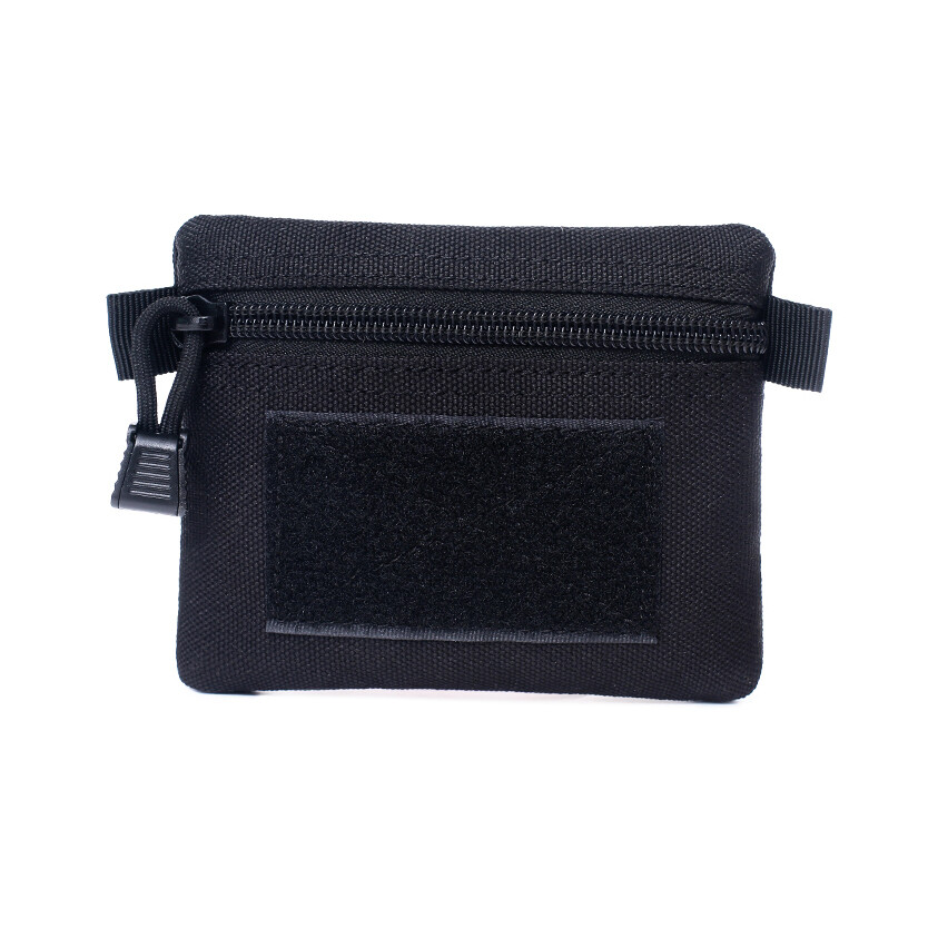 Borsa Tattica Molle EDC - Portafoglio Portatile In Nylon Con Moschettone, Verde, Per Accessori, Chiavi E Carte, Per Campeggio E Outdoor