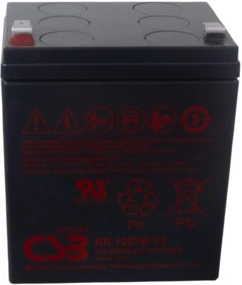 BATTERIA CSB HR1227W 12V 27W PER ANTIFURTO, UPS - GRUPPI DI CONTINUITA'