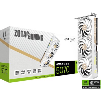 ZOTAC Grafikkarte GeForce RTX 5070 AMP WHITE Edition