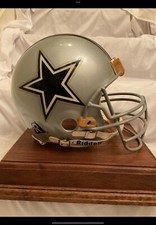 Casco de fútbol americano RIdell VSR2 juego Dallas Cowboys Super Bowl XXVII Moose Johnston