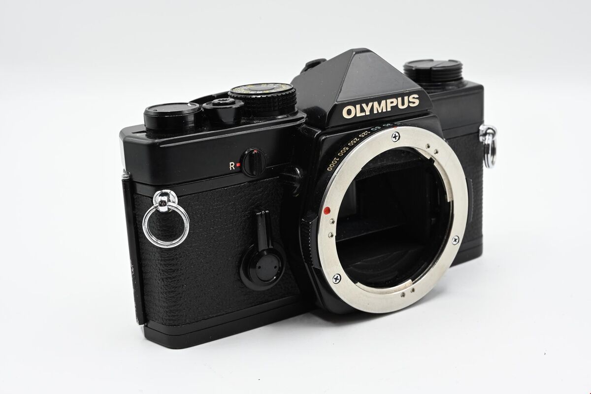 Olympus OM-1 OM-1n M-1 in Chrome or Black w/ optional 50mm f Olympus OM-1 OM-1n M-1 in Chrome or Black w/ optional 50mm f