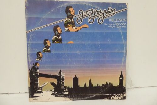 JERRY LEE LEWIS THE SESSION DOUBLE GATEFOLD 1973 ALBUM RECORD ORIGINAL VINYL LP - Picture 1 of 8