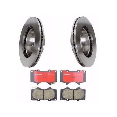 Front Left and Right Brake KIT Rotors & Pads Brembo For Toyota Tundra