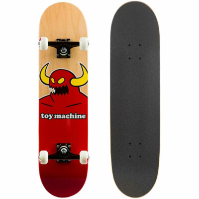 Toy Machine Monster 8 Komplett-Skateboard inkl. Achsen Rollen montiert NEU