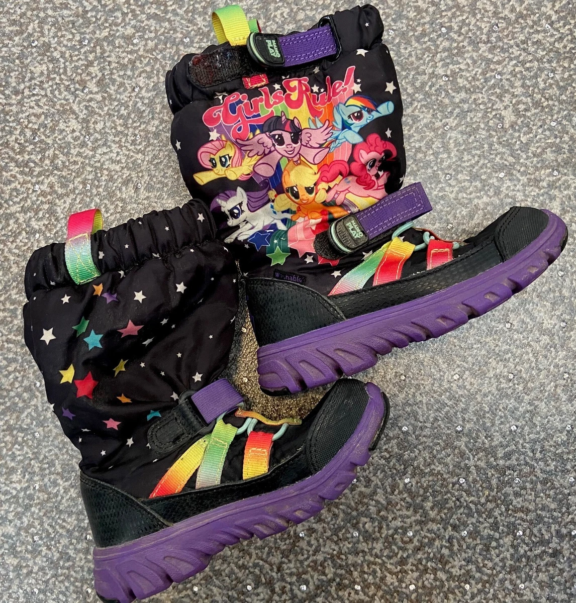 Stride Rite My Little Pony Insulated Winter Boots Girls Size 8.5M Made 2  Play | eBay
