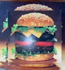 Vintage Authentic Springbok Jigsaw Puzzle Pass The Ketchup Burger PZL2073
