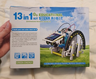 STEM 13-In-1 Solar Power Robots Creation Toy DIY Robotics Kit - Open Box