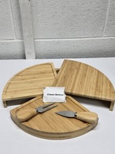 Picnic at Ascot Multi-Level Cheese/Charcuterie Board - Patented Unique Design