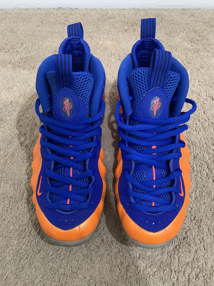 NIKE Foamposite One \'Knicks\' Sneakers Size 9 NIKE Air Foamposite One  main image 3