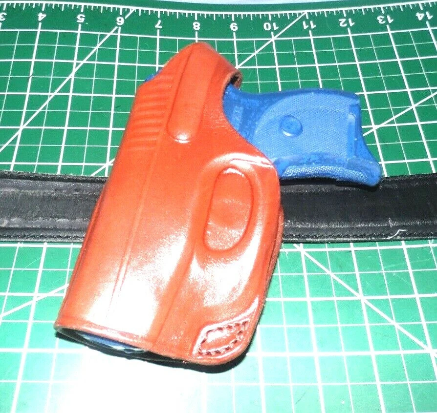 Tagua CDH1-078 LH Leather CROSSDRAW Thumb Break Holster Ruger LC9 w/ CTC Laser - Image 2 of 4
