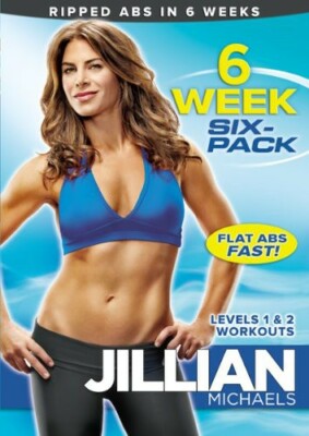 6 Week Six Pack DVD Jillian Michaels  NEW FREE SHIPPING.