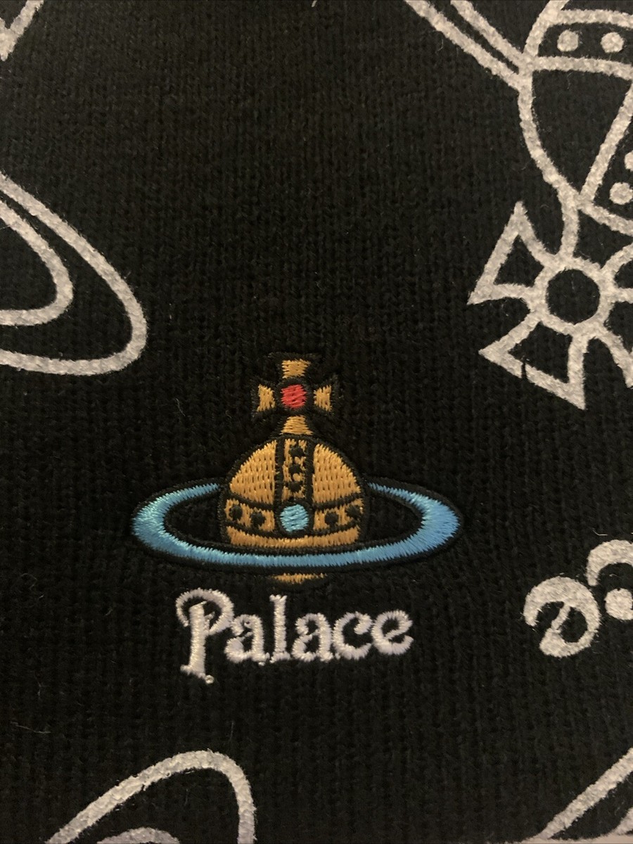 Palace Vivienne Westwood Logo Beanie Black in Hand | eBay UK