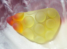 Sea Glass, Beautiful Yellow and Orange Fenton Hobnail