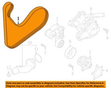 HYUNDAI OEM 20-25 Accent Cooling Belts Pulleys-Serpentine Belt 252122M000