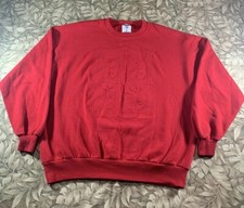 Vintage Jerzees 90s Red Apples Crewneck Sweatshirt Size XL Men's Made in USA