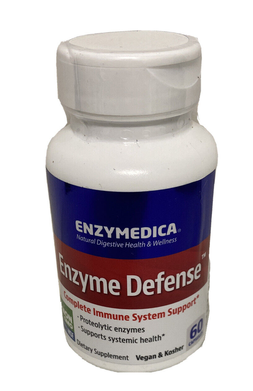 Enzyme Defense by Enzymedica - 60 Capsules EXP 04/2022+ Sealed