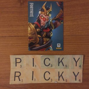 Fortnite Wukong 299 trading card legendary outfit 2019 Panini Series 1 Epic Game