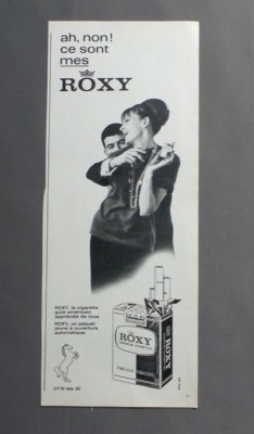 PUB WERBUNG ALTE ADVERT CLIPPING 220917 / AMERIKANISCHE ZIGARETTE ROXX