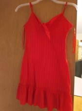 GUESS Jeans Women's SP Dress Red Sleeveless. Excellent Condition