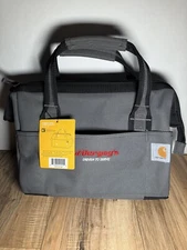 New Carhartt Tool Bag Black Foundry Series 14 Inch Heavy Duty Poly Logo